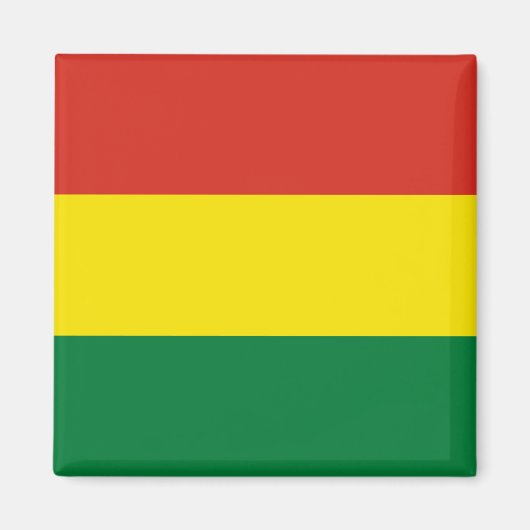 Bolivia vlag magneet (Voorkant)