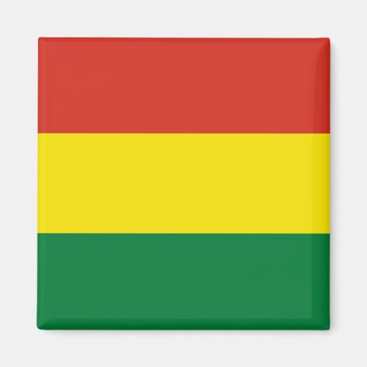 Bolivia vlag magneet (Voorkant)