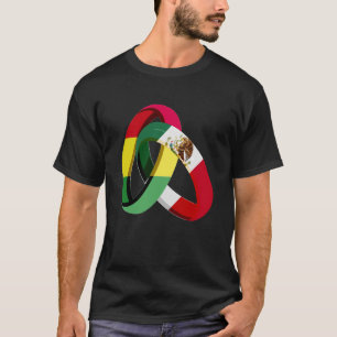 Bolivia Vlag Mexico Grown Ring Marriage Weduwschap T-shirt