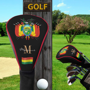 Bolivia & Vlag Monogrammed Golfclubs Hoesjes Golfheadcover