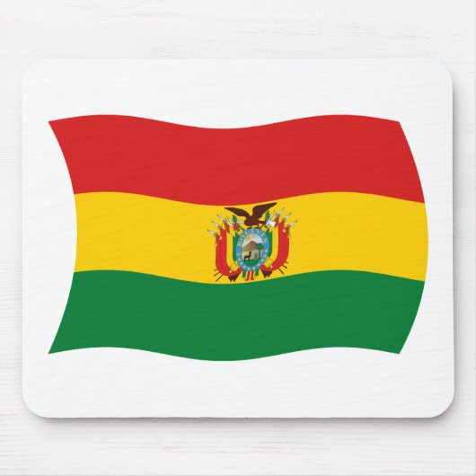 Bolivia Vlag Muismat (Voorkant)