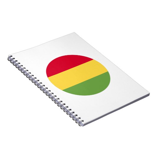 Bolivia vlag notitieboek (Rechterzijde)