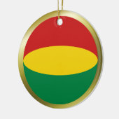 Bolivia Vlag Ornament (Links)