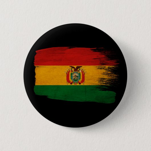 Bolivia vlag ronde button 5,7 cm (Voorkant)