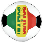 Bolivia Vlag Schattig Patriottisch Voetbal (Gedraaid)