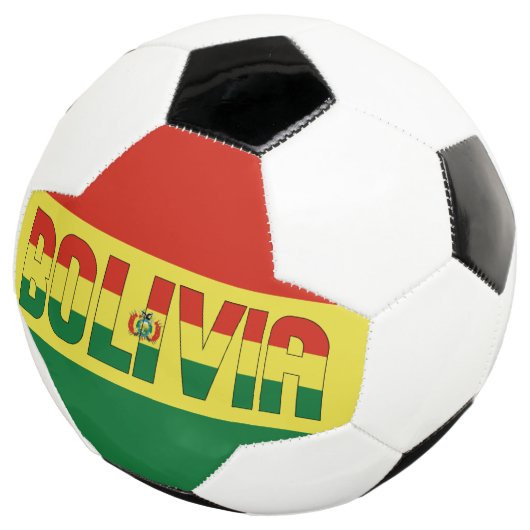 Bolivia Vlag Schattig Patriottisch Voetbal (Drie kwart)