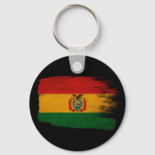 Bolivia vlag sleutelhanger (Voorkant)
