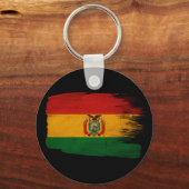 Bolivia vlag sleutelhanger (Voorkant)