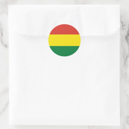 Bolivia vlag Sticker (Tas)