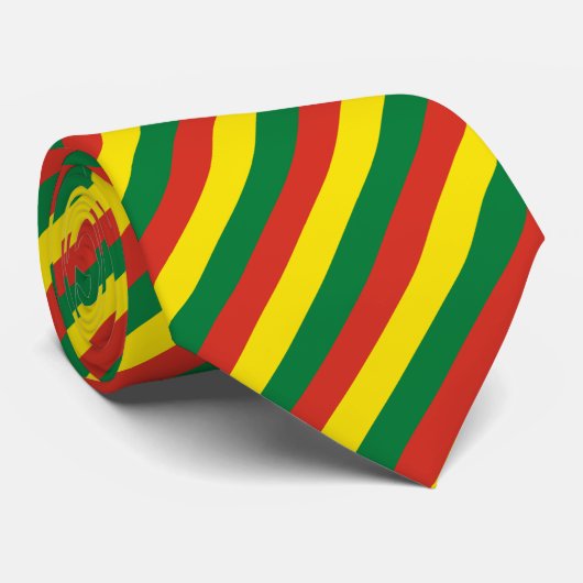 Bolivia vlag stropdas (Opgerold)