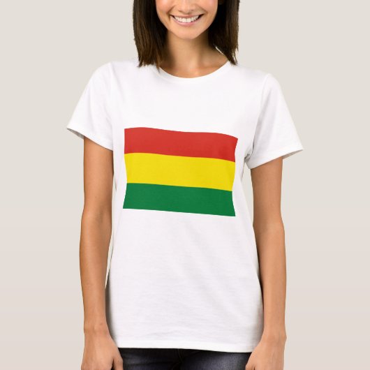 Bolivia vlag t-shirt (Voorkant)