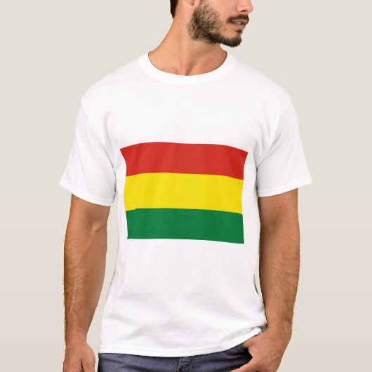 Bolivia vlag t-shirt (Voorkant)
