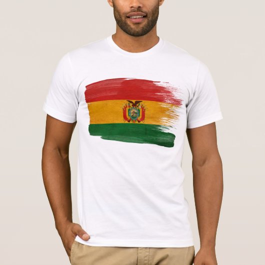 Bolivia Vlag T-Shirt (Voorkant)