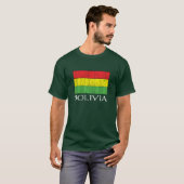 Bolivia Vlag T-shirt (Voorkant volledig)