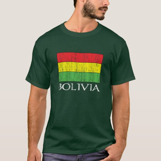 Bolivia Vlag T-shirt (Voorkant)