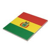 Bolivia vlag tegeltje (Zijkant)