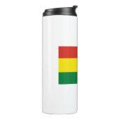 Bolivia vlag thermosbeker (Gedraaid links)