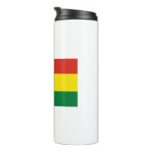 Bolivia vlag thermosbeker (Geroteerd rechts)