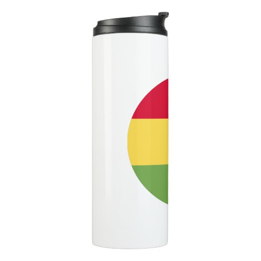 Bolivia vlag thermosbeker (Gedraaid links)