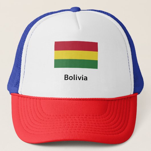 Bolivia vlag trucker pet (Voorkant)