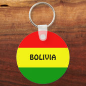 BOLIVIA: vlag van de sleutelhanger van Bolivia (Voorkant)