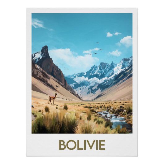 Bolivia-weergave Perfect Poster (Voorkant)