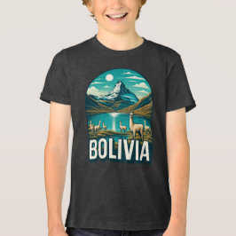 Bolivia Zuid-Amerika Tri-Blend Shirt