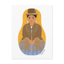 Boliviaans, Aymara Matryoshka Briefkaart