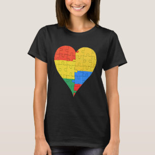 Boliviaans Colombiaans vlaggeschut T-shirt