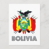 Boliviaans Emblem Briefkaart (Voorkant)