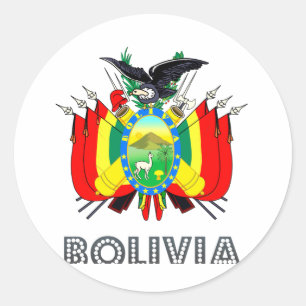 Boliviaans Emblem Ronde Sticker