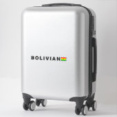 Boliviaans, ik hou van Bolivia Sticker (Koffer)