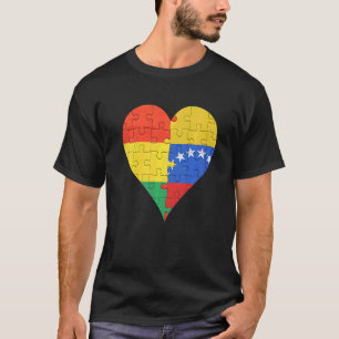 Boliviaans Venezolaans vlaggeschut T-shirt