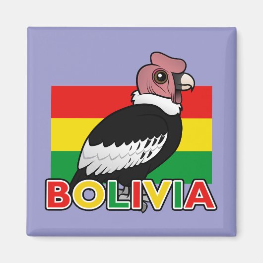 Boliviaanse Andes Condor Magneet (Voorkant)