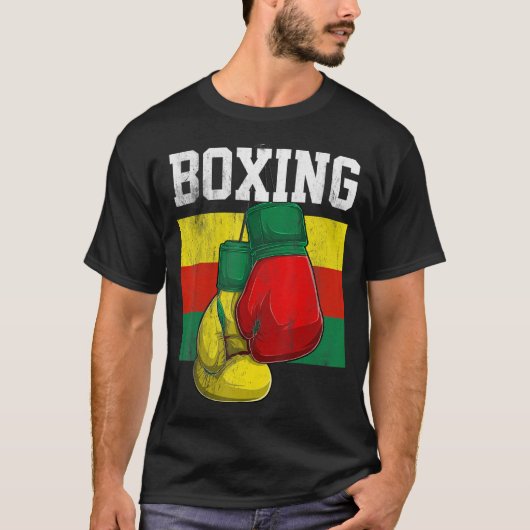 Boliviaanse boxinghandschoenen Boxer Boxing Bolivi T-shirt (Voorkant)