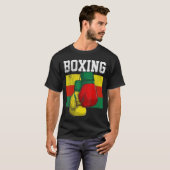 Boliviaanse boxinghandschoenen Boxer Boxing Bolivi T-shirt (Voorkant volledig)