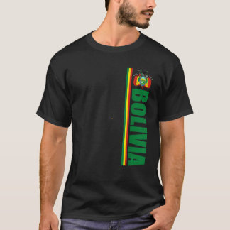 Boliviaanse Futbol Camisa La Verde Souvenir Vlag v T-shirt