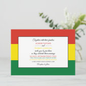 Boliviaanse vlag, Bolivia bruiloft Kaart (Staand voorkant)