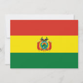 Boliviaanse vlag, Bolivia bruiloft Kaart (Achterkant)