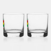 Boliviaanse vlag Bolivia Groene Personalisatie Whisky Glas (Links)