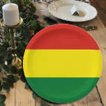Boliviaanse Vlag borden, feest, sport, Bolivia Papieren Bordje<br><div class="desc">Papieren Borden: Boliviaanse Vlag & Bolivia feest - hou van mijn land,  vaderdag,  vakantie,  patriotten / sportfans</div>
