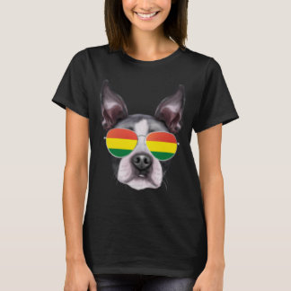 Boliviaanse vlag Boston Terrier Dog Bolivia Zakje T-shirt