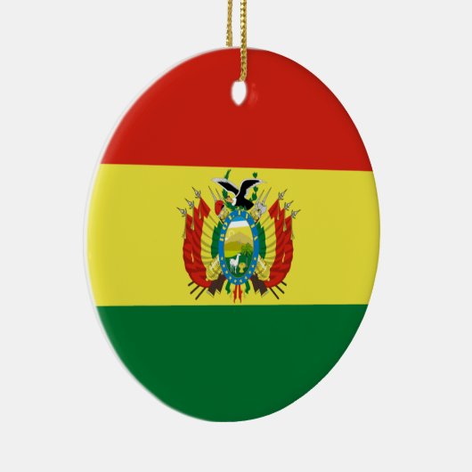 Boliviaanse vlag keramisch ornament (Rechts)