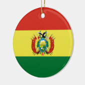 Boliviaanse vlag keramisch ornament (Links)