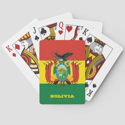 Boliviaanse Vlag Spellen, Bolivia Speelkaarten (Achterkant)