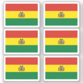 Boliviaanse vlag sticker (Voorkant)