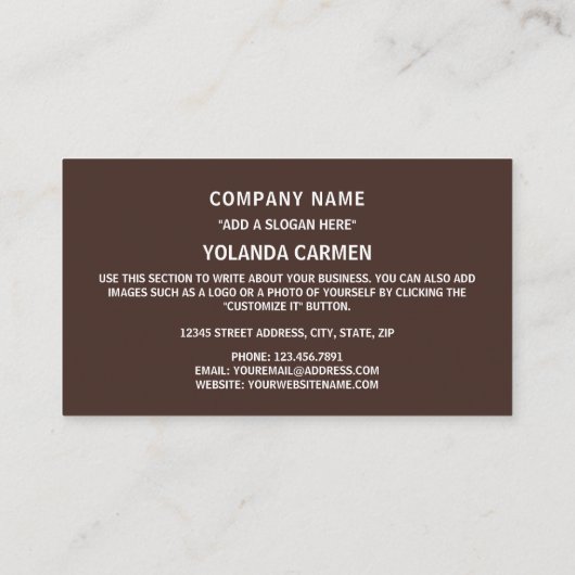 Boliviaanse vlag, vlag van Bolivia Visitekaartje (Achterkant)