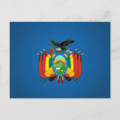 Boliviaanse wapenschild briefkaart (Voorkant)
