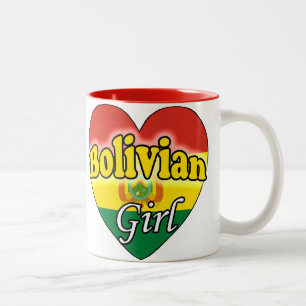Bolivian Girl Tweekleurige Koffiemok