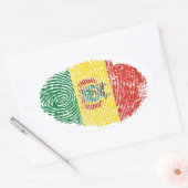 Boliviano/ Boliviana Ovale Sticker (Envelop)